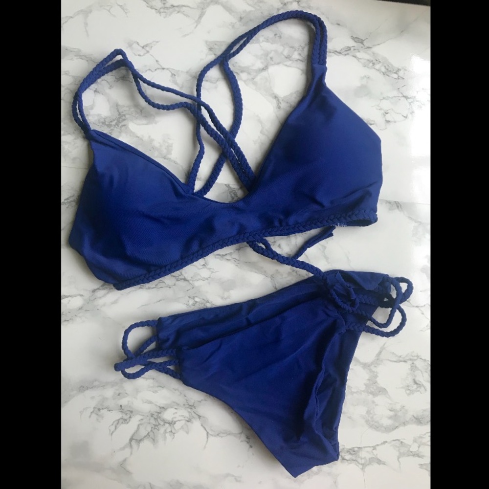 Royal blue bikini